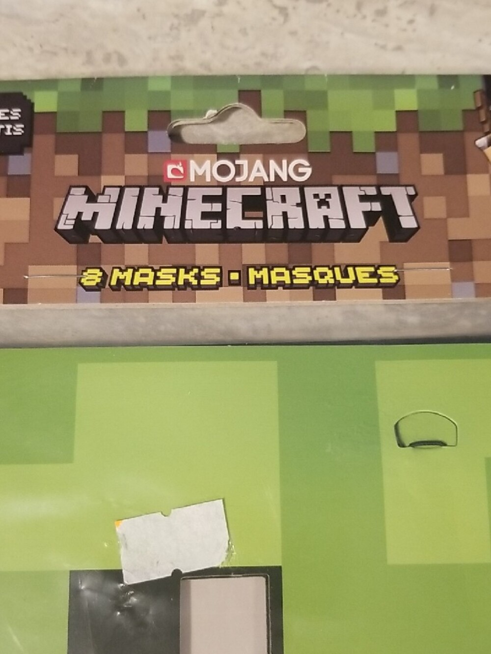 Minecraft Face  Mask - 8 Assorted Masks - Picture 2 of 3